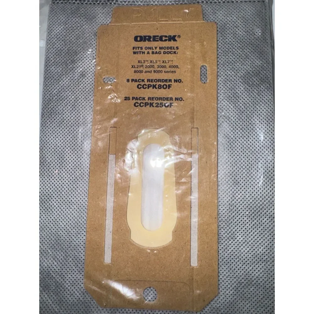 One Oreck XL3, XL5, XL7, XL21, 2000, 3000, 4000, 8000 & 9000 Series Vacuum Bag